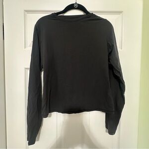 SKIMS Fits Everybody Long Sleeve Top – Black XL
